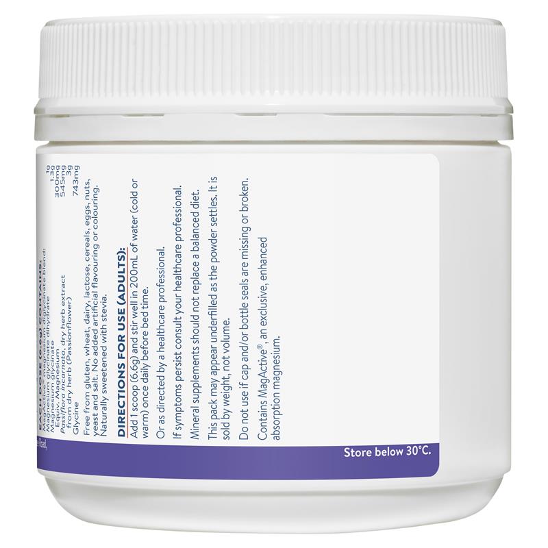 Ethical Nutrients Mega Magnesium Night 126g Powder - Sleep Support - Auzzi Store