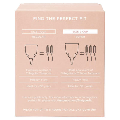 TOM Organic The Period Cup Size 1 + Microwavable Steriliser Case
