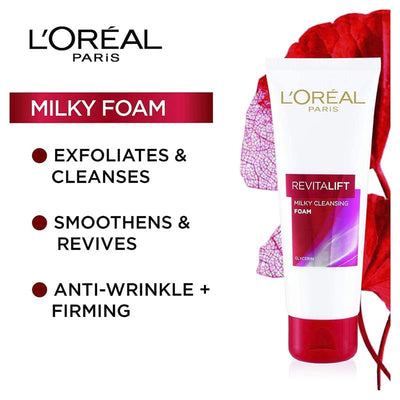 L'Oreal Paris Revitalift Milky Cleansing Foam - 100ml