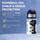 NIVEA MEN Black & White Invisible Roll-On Deodorant 72H Protection 50ml – view 3 - Auzzistore