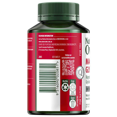 Nature's Own Magnesium Glycinate 120ct – Muscle Support, Easy Swallow