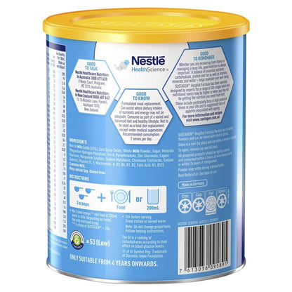 Sustagen Hospital Formula Nutritional Supplement - Neutral Flavour, 840g - Auzzi Store