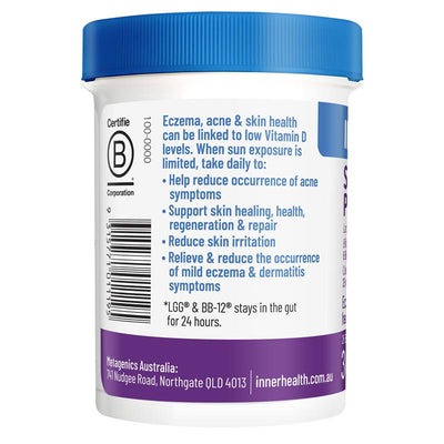 Inner Health Skin Shield Probiotic 30 Capsules - Support Healthy Skin