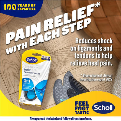 Scholl In-Balance Medium Heel and Ankle Orthotic Insole