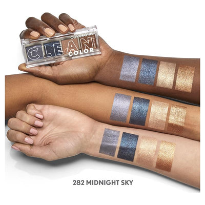 Covergirl Clean Colour Eyeshadow Quad #282 Midnight Sky