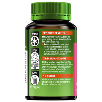 Cenovis Kids Vitamin C Chewable 250mg Strawberry - 150 Tablets
