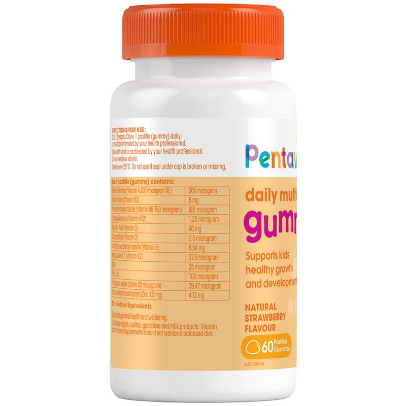 Pentavite Kids Daily Multivitamin Gummies – 60 Count