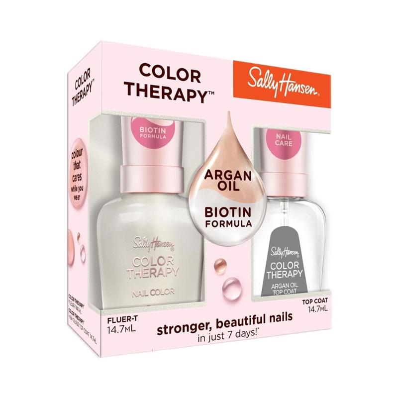 Sally Hansen Color Therapy Nail Polish Duo Pack Fluer-T