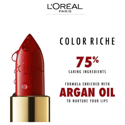 L'Oreal Paris Color Riche Made For Me Natural Lipstick 377 Perfect Red