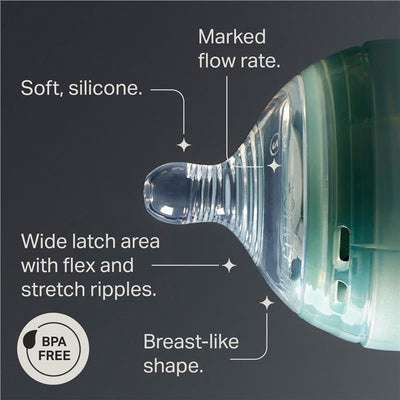 Tommee Tippee Natural Start AAC Fast Flow Teats - 2 Pack