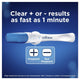 Clearblue Rapid Detection Pregnancy Test, 1 Test, 1-Minute Results, 99% Accurate – view 3 - Auzzistore