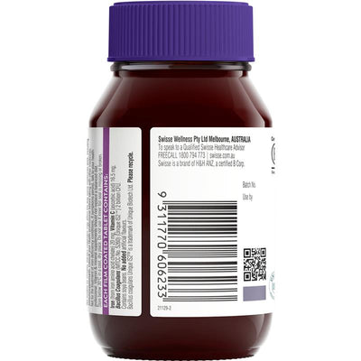 Swisse Ultiboost Iron + Probiotic 30 Tablets - Natural Iron Support