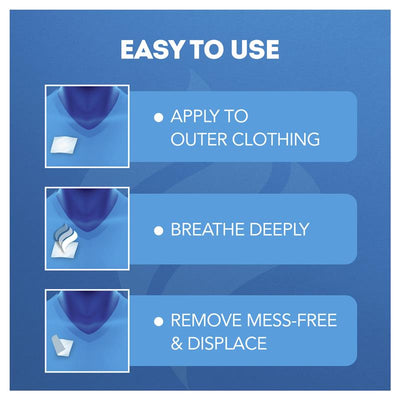 Vicks VapoPatch 5 Pack - Wearable Aroma Patches for Easy Breathing