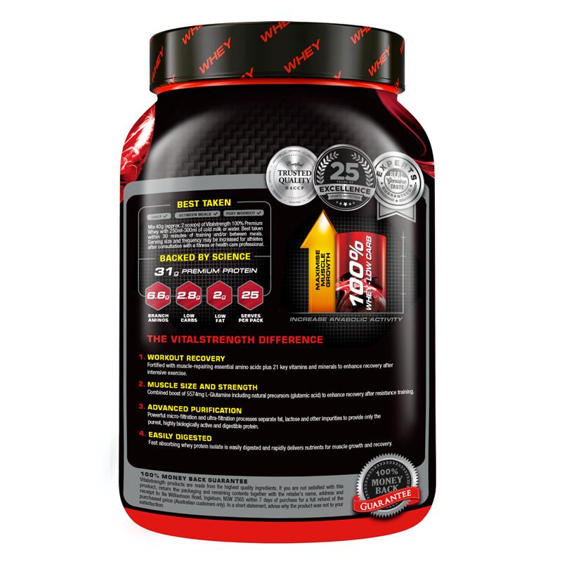Vital Strength Launch Whey Protein - Chocolate Flavor (1kg)-Auzzi Store