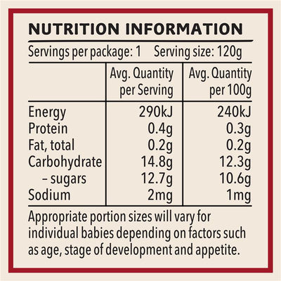Heinz Apple, Blueberry & Strawberry Puree Pouch 120g (8m+)