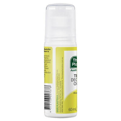 Thursday Plantation Tea Tree Deodorant Roll-On 60mL – 100% Australian Oil, Aluminium-Free