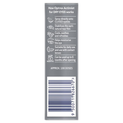 Optrex ActiMist Dry Eye Spray - 10mL