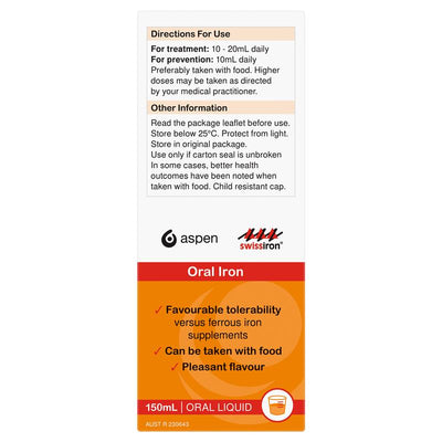 Maltofer Oral Iron Syrup 150ml - Iron Supplement