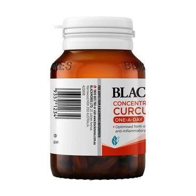 Blackmores Concentrated Curcumin One A Day 60 Tablets - Natural Anti-Inflammatory Support
