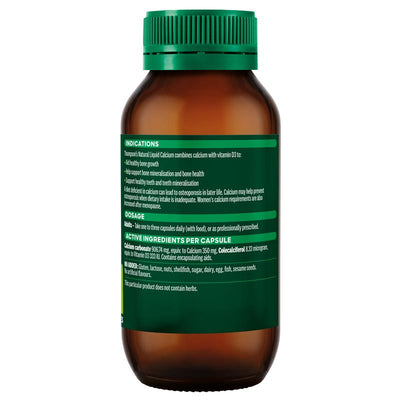 Thompson's Natural Calcium with Vitamin D3 – 60 Capsules