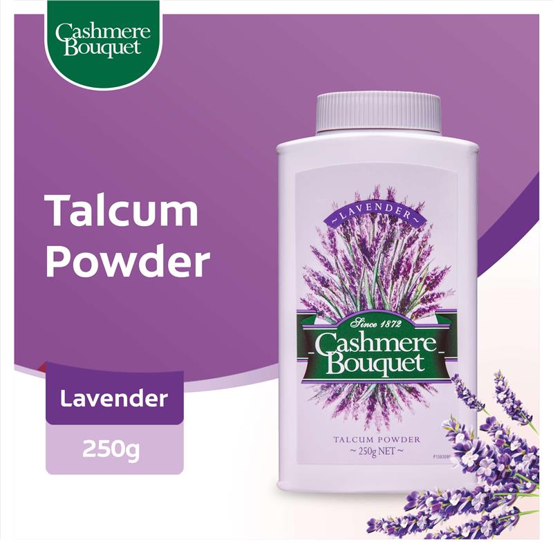 Cashmere Bouquet Talcum Powder with Lavender Scent 250g - Freshness & Confidence-Auzzi Store