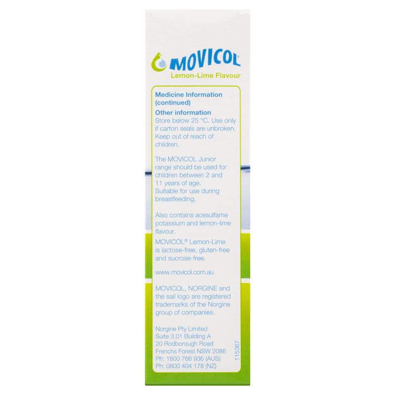 Movicol Lemon Lime Powder Sachets 13g - 8 Pack-Auzzi Store