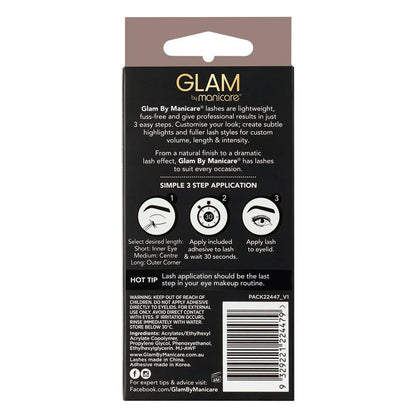 Glam By Manicare Leni Individual Lashes - 48 Count