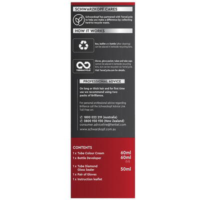 Schwarzkopf Brilliance L75 Brown Sugar - Effortless Colour & Lightening