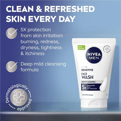 NIVEA MEN Face Wash Sensitive - 100mL