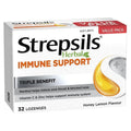 Strepsils Herbal Immune Support Lozenges Honey Lemon 32 Pack