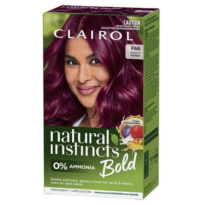 Clairol Natural Instincts Bold Fuchsia Permanent Hair Colour - 180g