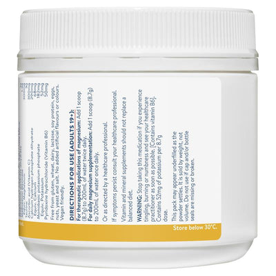 Ethical Nutrients Mega Magnesium - 200g Powder Citrus for Muscle Health