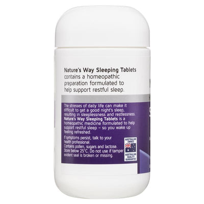 Nature's Way Sleeping Tablets 60 Tablets - Homeopathic Sleep Support