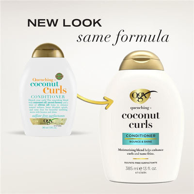 OGX Quenching + Coconut Curls Conditioner for Curly Hair - 385mL