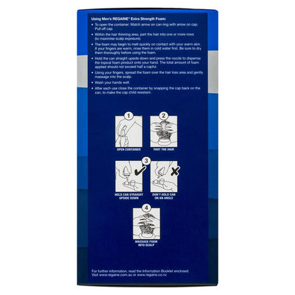 REGAINE Men's Extra Strength Foam - 4 Month Supply - Auzzi Store