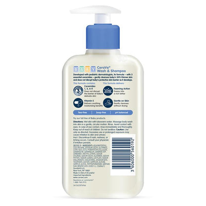 CeraVe Baby Wash Shampoo 237ml - Gentle Cleansing for Delicate Skin