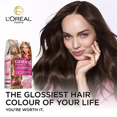 L'Oreal Paris Casting Crème Gloss Semi-Permanent Hair Colour - 700 Dark Blonde (Ammonia Free)