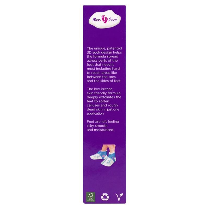 Milky Foot Large Intense Exfoliating Foot Peel Mask with AHAs & BHAs