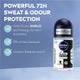 NIVEA Men Black & White Anti-Stain Roll-On Deodorant 72H, 50ml – view 3 - Auzzistore