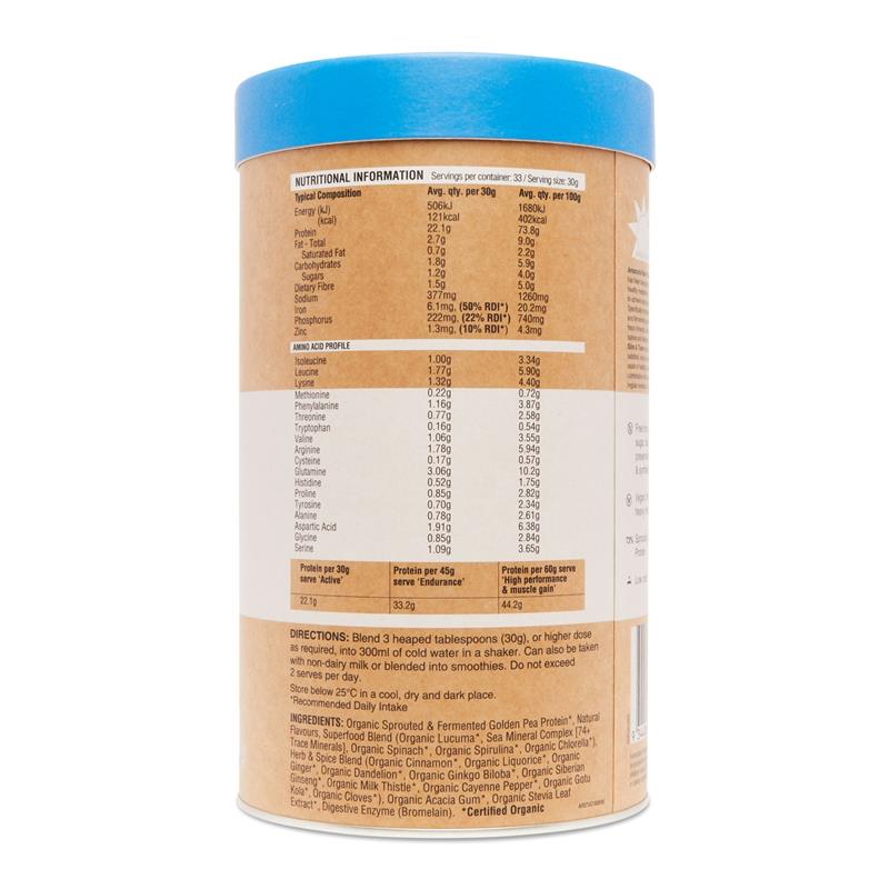 Amazonia RAW Slim & Tone Protein Vanilla & Cinnamon 1kg - Metabolism Support-Auzzi Store