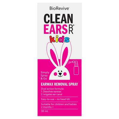 BioRevive Clean Ears Kids Spray - 30ml for Gentle Ear Care