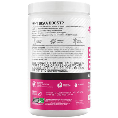 Optimum Nutrition BCAA Boost Watermelon 390g - Essential Amino Acids for Muscle Recovery