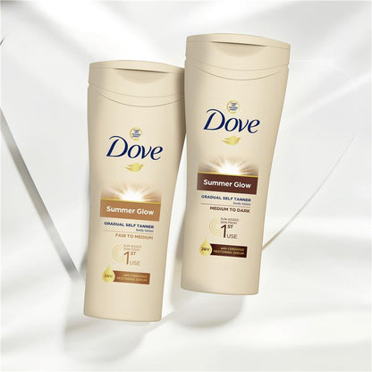 Dove Summerglow Body Lotion Fair to Medium Skin 250ml - Radiant Hydration-Auzzi Store