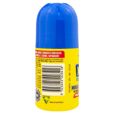 DU'IT Urea Heel Balm Roll-On for Dry, Cracked Feet - 50mL