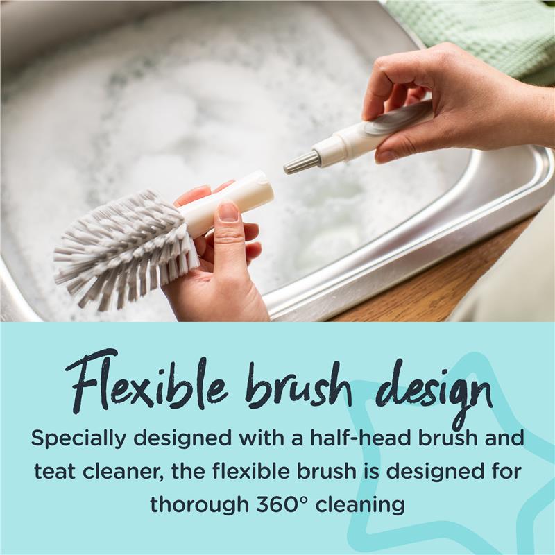 Tommee Tippee Closer to Nature 2-in-1 Baby Bottle Brush-Auzzi Store