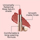 MCoBeauty Creme Matte Luxe Lipstick Rose Saturn – view 3