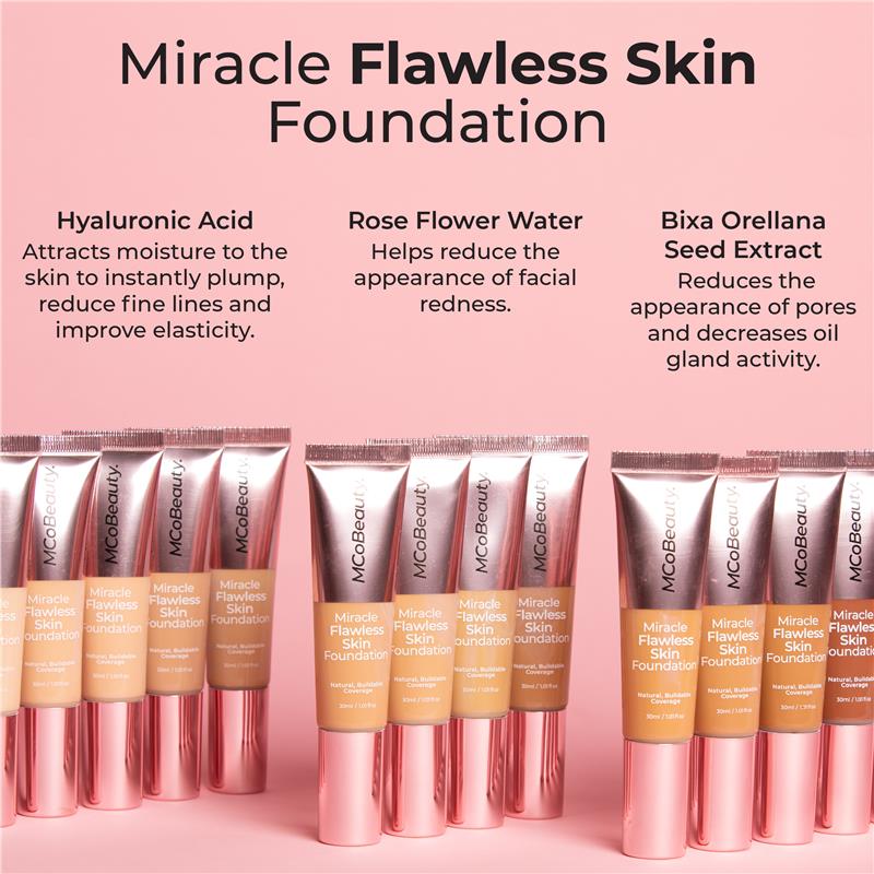 MCoBeauty Miracle Flawless Skin Foundation Light Nude