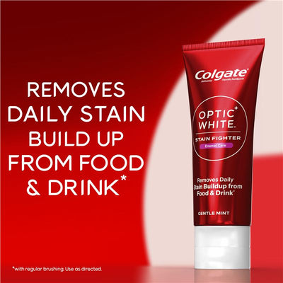 Colgate Optic White Stain Fighter Enamel Care 100g - Whiten and Protect
