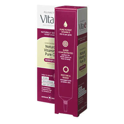 Plunkett's Vita E Pure Vitamin E Oil 25ml - High-Potency Skin Treatment