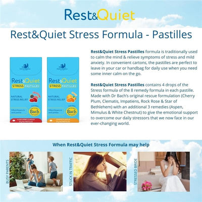 Rest & Quiet Calm Pastilles - Mixed Berry Flavor 50g